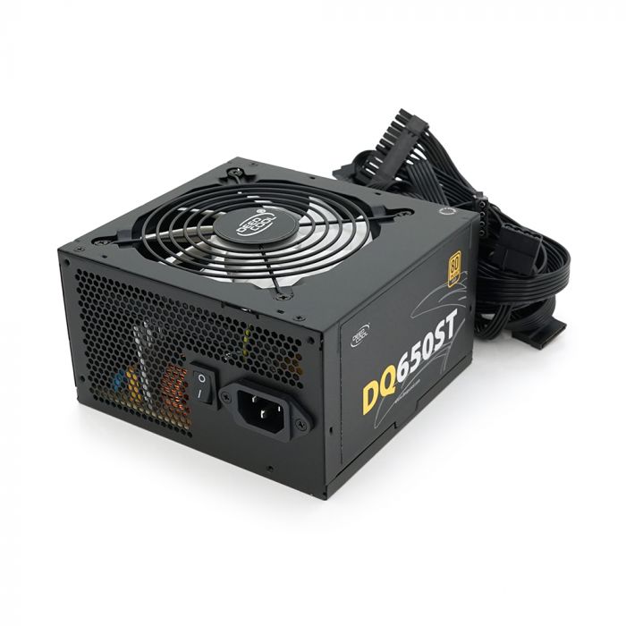 
					Блок живлення DeepCool DQ650ST 80PLUS Gold 650W, 12cm, Black, 150×140×86mm, Box