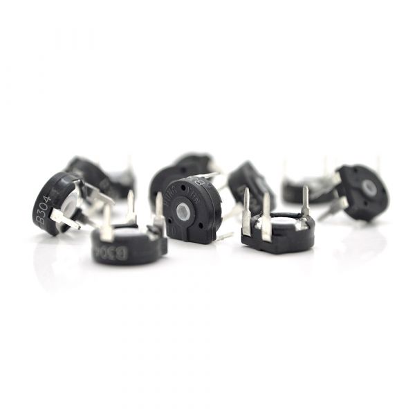 
					Багатооборотний змінний потенціометр PT10 B300K горизонтальний