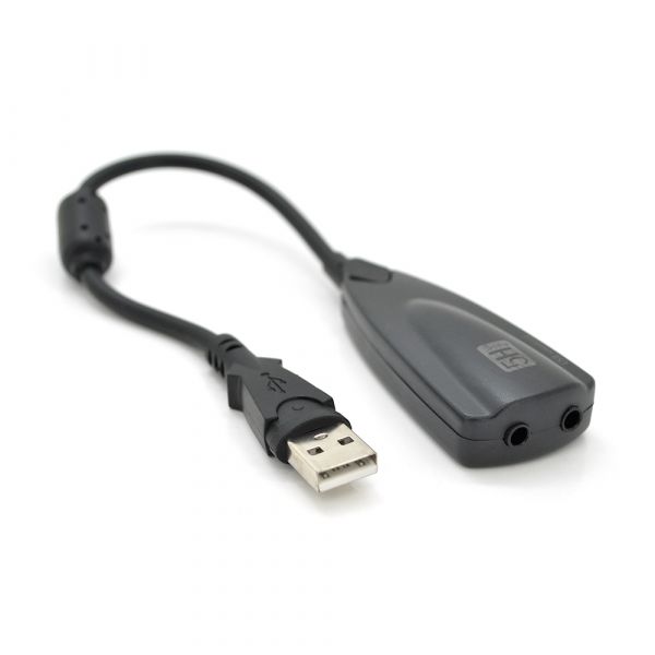 
					Контролер USB-sound card (7.1) 3D sound (Windows 7 ready), 20см кабель з ферритом, Blister Q250