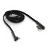 
					Кабель PZX V-113, Quick Charge Lighting Cable, 4.0A, Black, длина 1м, угловой, BOX
