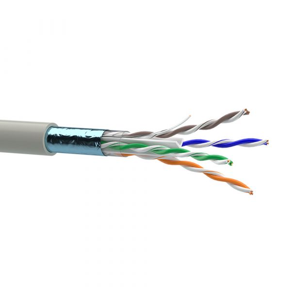 
					Кабель Одескабель КПВЕ-ВП (250) 4 * 2 * 0,57 (F/UTP-cat.6),  CU, екран., для внутр. робіт, 305м.