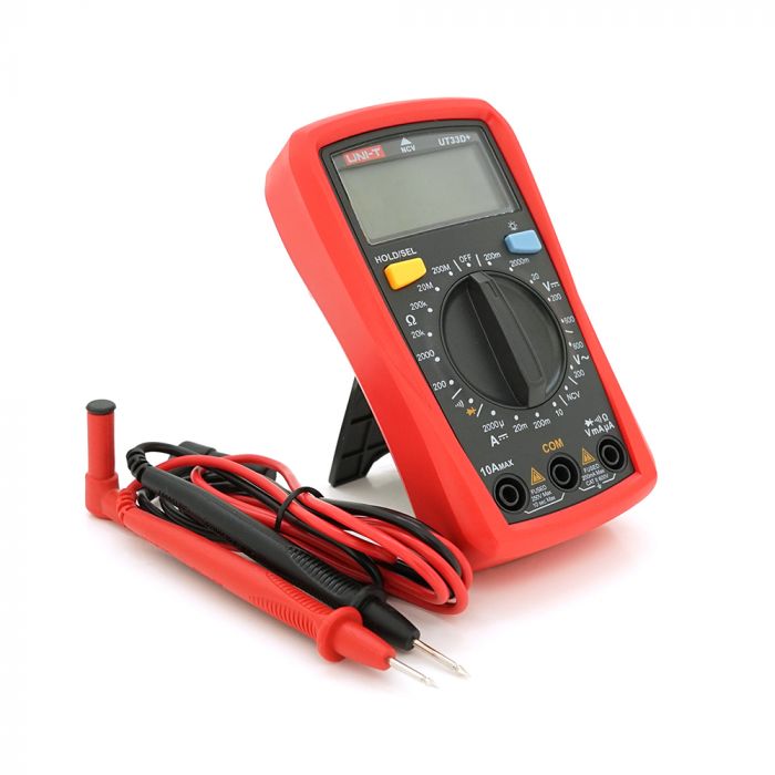 
					Мультиметр UNI-T UT33D+ Измерения: V, A, R, F