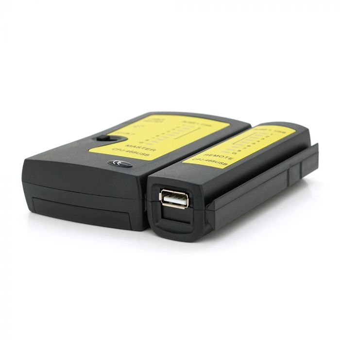 
					Кабельний тестер Merlion NSHL468U, RJ-45 + USB