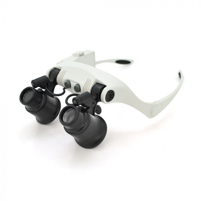 
					Лупа-окуляри бінокулярна NO.9892G-3А, 10Х 15X 20X 25X