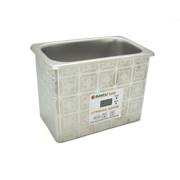 
					Ультразвукова ванна BAKKU BK3050 Два режиму роботи (35W і 50W), металевий корпус (220*155*173) 1,2 кг