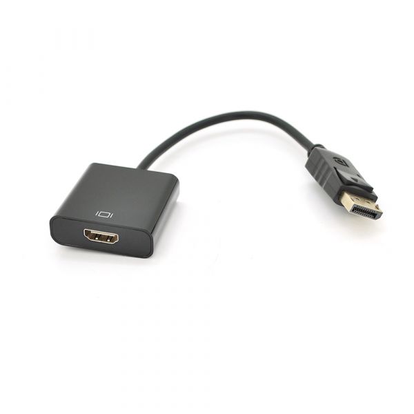 
					Конвертер Display Port (тато) на HDMI (мама) 30cm, Black, 1080p, Пакет