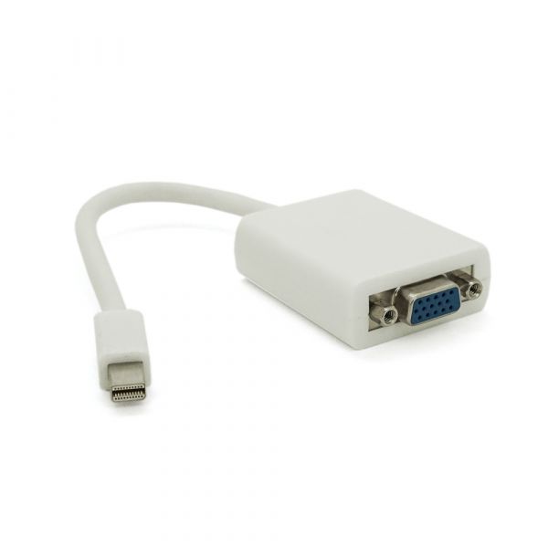 
					Конвертер mini Display Port (тато) на VGA (папа) 30cm, White, 4K / 2K, Пакет