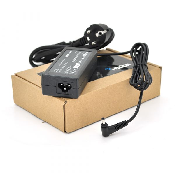 
					Блок живлення MERLION для ноутбука ACER 19V 3.42A (65 Вт) штекер 4.0 * 1.35мм, довжина 0,9 м + кабель живлення