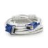 
					Кабель Merlion VGA 3 + 4 10m, male to male (тато-тато), 2 фериту, біло-синій, пакет Q50