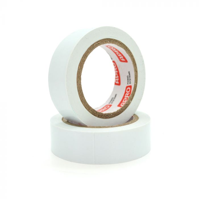 
					Ізолента APRO 0,14мм * 17мм * 10м (біла), діапазон робочих температур: від - 10 ° С до + 80 ° С, висока якість !!! 10 шт. в упаковці, ціна за упак.