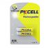 
					Акумулятор PKCELL 1.2V AAA 1200mAh NiMH Rechargeable Battery, 2 штуки в блістері ціна за блістер, Q12