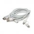 
					Конвертер Type-C/Micro/Lighting (папа) на HDMI(папа) 1,8м, GOLD, 4K/2K, Пакет
