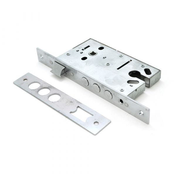 
					Замок врізний до дверей сувальдний з защелкою 30*300мм