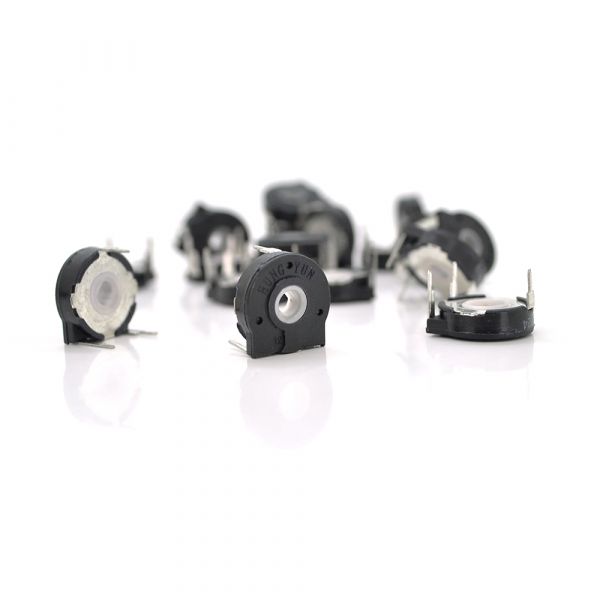 
					Багатооборотний змінний потенціометр PT15 B220K горизонтальний