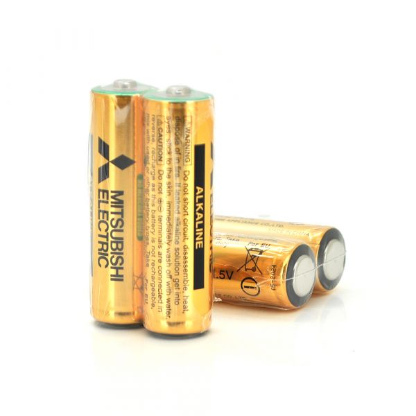 
					Батарейка лужна MITSUBISHI 1.5V AA / LR6, 2S shrink pack, 400pcs / ctn