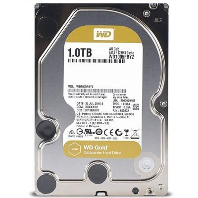 Жорсткий диск 3.5"  1TB Western Digital Gold   7200rpm, SATA 3, 128MB  (WD1005FBYZ)
