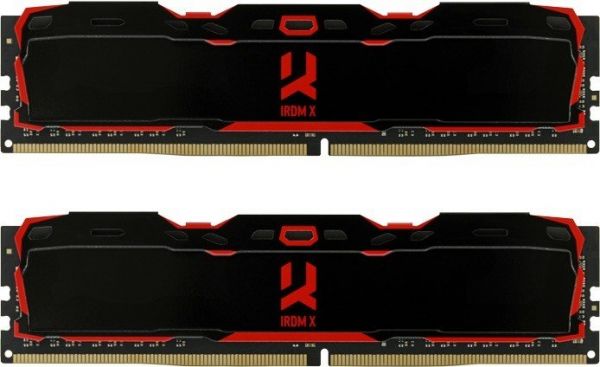 Пам'ять DDR4  16GB  3200MHz PC4-25600  (Kit of 2x8GB)  Goodram IRDM X  Black
