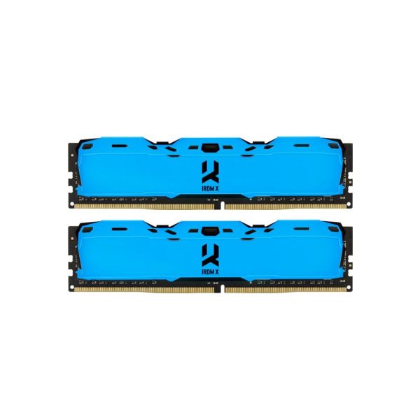 Пам'ять DDR4  16GB  3200MHz PC4-25600  (Kit of 2x8GB)  Goodram Iridium X Blue (IR-XB3200D464L16SA/16GDC)