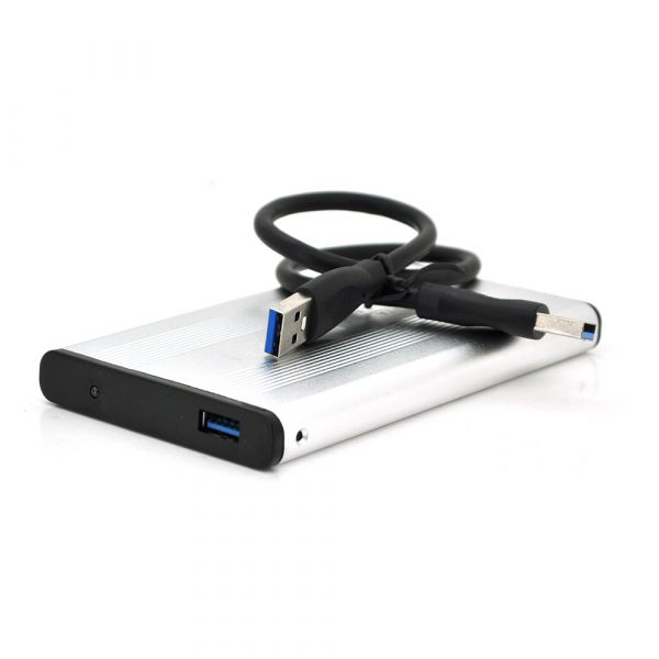 
					Карман VFAN 2,5 "корпус метал, інтерфейс USB3.0 SATA, Silver