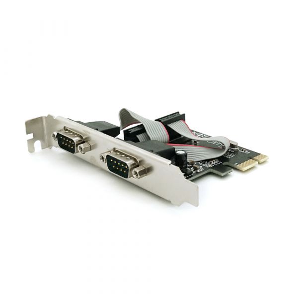
					Контролер PCI-Е => RS232 (9Pin) + RS232 (9Pin), 2 порти, TX382B-2S, BOX