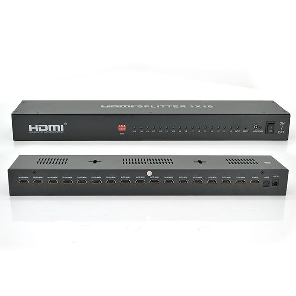 
					Активний HDMI сплитер 1 => 16 портів, 1080р, DC5V / 2A