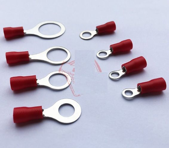 
					Клема тип "О" RV5.5-6, 0.7 мм, дріт 4.0-6.0, ізольована, максимальний струм 48А, під обтискача, латунь, 100шт в упаковці, ціна за упаковку