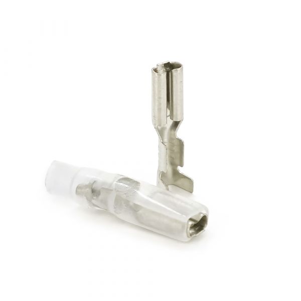 
					Клема ножова (мама), 2.8 мм, дріт 0.5-1.5, ізольована, латунь, 100шт в упаковці, ціна за упаковку