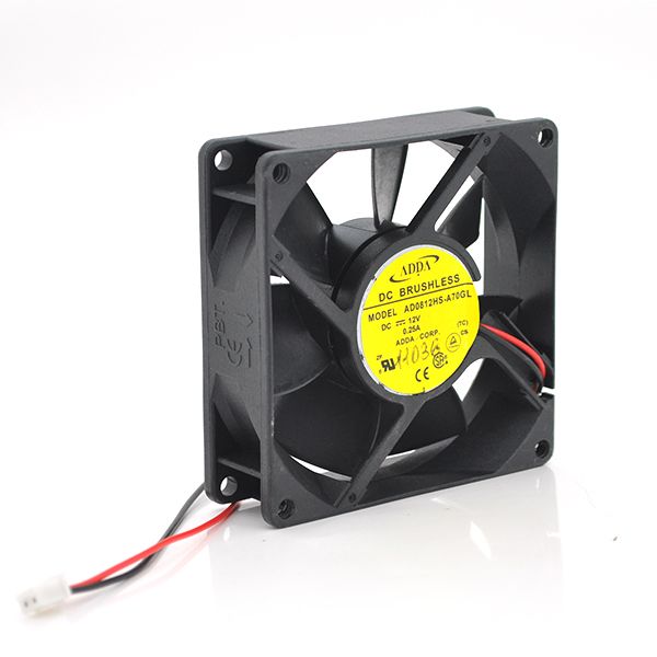 
					Кулер корпусний Merlion 8025 DC sleeve fan 2pin - 80 * 80 * 25мм, 1500об / хв