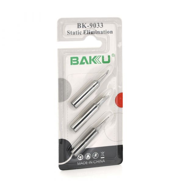 
					Жало для паяльника BAKKU BK-9033 3 in 1 (900M-T-I, 900M-T-K, 900M-T-S), Blister
