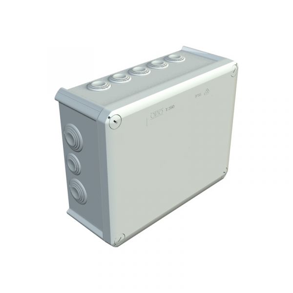 
					Коробка распределительная наружная Т250 240х190х95 OBO Bettermann цвет белый