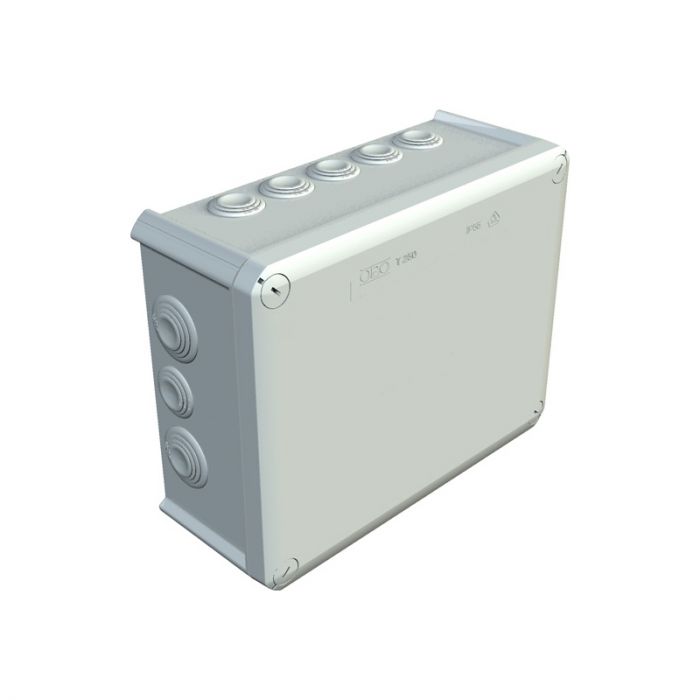 
					Коробка распределительная наружная Т250 240х190х95 OBO Bettermann цвет белый