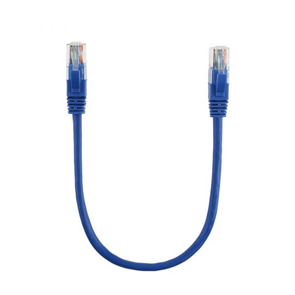 
					Патч-корд литий RITAR, CCA, UTP, RJ45, Cat.5e, 0,3m, синій Q710
