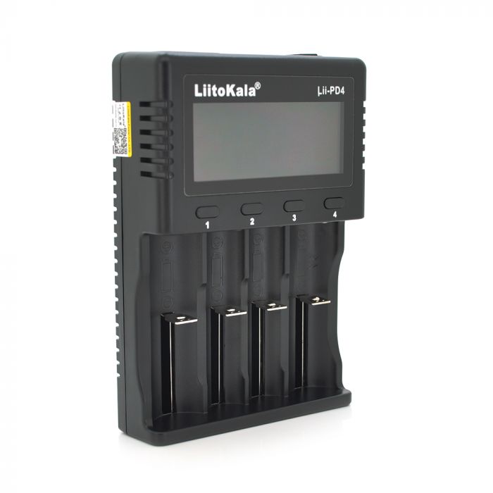 
					ЗП універсальний Liitokala PD4, 4 канали, LCD дисплей, підтримує Li-ion, Ni-MH і Ni-Cd AA (R6), ААA (R03), AAAA, С (R14)