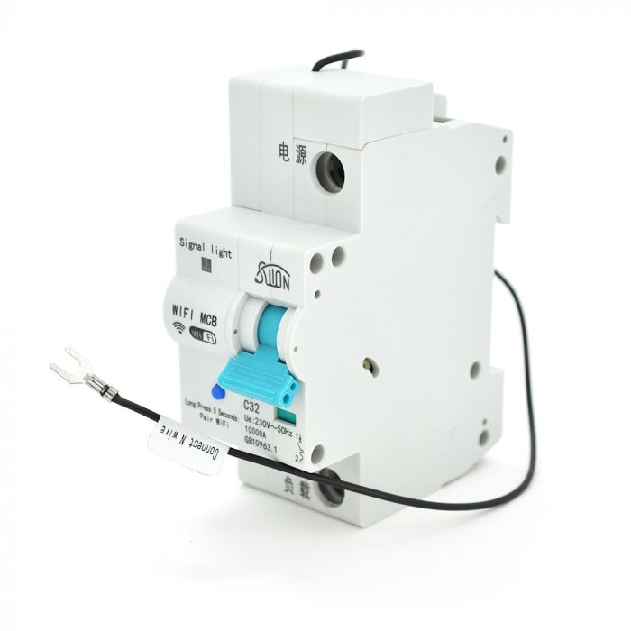 
					Автоматичний вимикач 1P/220V/32A с вітдаленним управлінням  через WiFi
