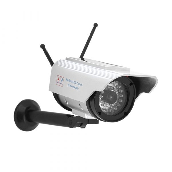 
					Муляж зовнішньої камери 2400 із сонячною панеллю та червоним світлодіодом , Q56