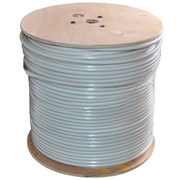 
					Кабель коаксіальний з живленням RITAR W305-RG59 + 2x0.5mm, 0,81 мм.CU, 64x0.12m CCA жовтий екран, 75 Ом, FPE, оболонка 6,91мм білий PVC, котушка 305м Q1