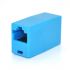 
					З'єднувач RJ45 8P8C мама / мама RJ45 для з'єднання кабелю, блакитний, Q100