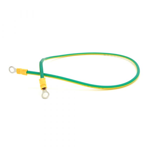 
					Перемичка (з'єднувач) 500 мм 2,5 мм2 під болт М6 (6,3 мм внутрішній діаметр) для акумуляторів, ціна за штуку