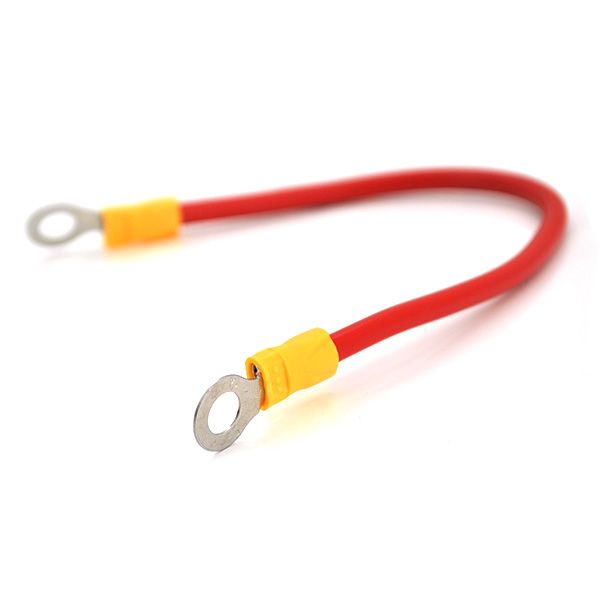 
					Перемичка (з'єднувач) 200 мм 4 мм2  під болт М6 (6,3 мм внутрішній діаметр) для акумуляторів, ціна за штуку