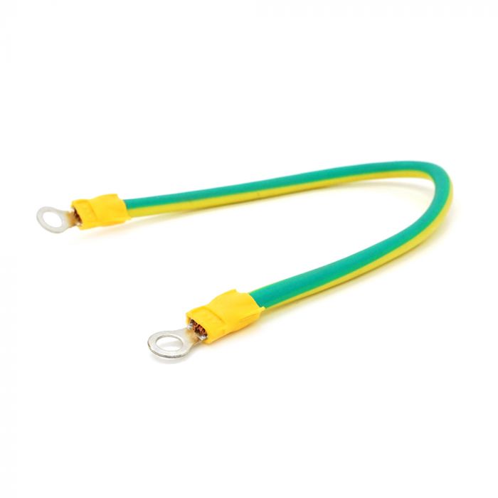 
					Перемичка (з'єднувач) 250 мм 6 мм2 під болт М6 (6,3 мм внутрішній діаметр) для акумуляторів, ціна за штуку