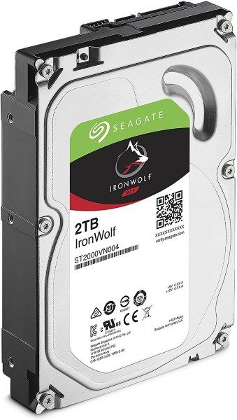 Жорсткий диск 3.5"  2TB Seagate IronWolf NAS   5900rpm, SATA 3, 64MB  (ST2000VN004)
