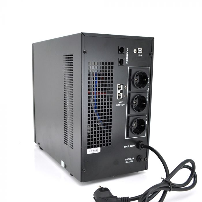 
					Інвертор з правильною синусоїдою RITAR RTSW-3000(2100 Вт), 48В, під зовнішній АКБ, Q1 (535*340*495) 22,9 кг ( 380*195*330 )