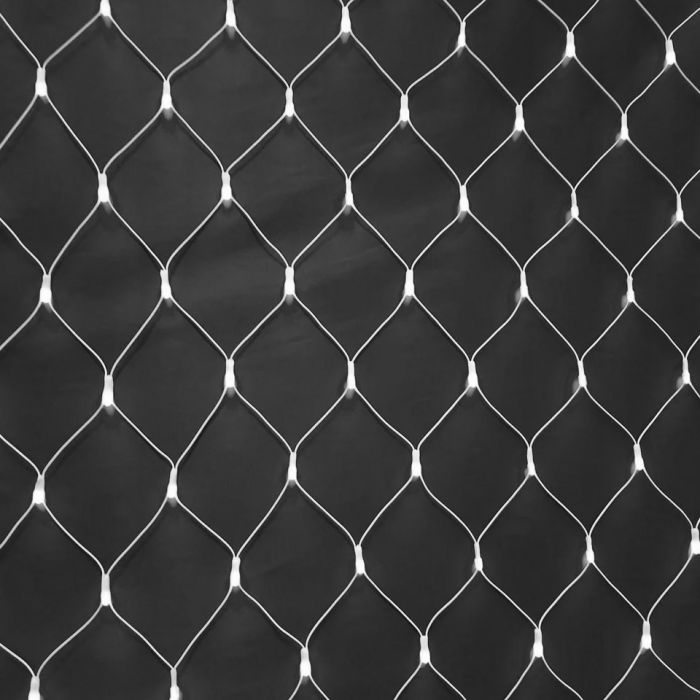 
					Гірлянди 100LED (Сітка) White, 1,5 * 1,5 метри, прозора ізоляція, BOX