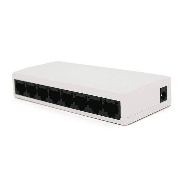 
					Комутатор Tenda S108 8 портів Ethernet 10/100 Мбіт / сек, BOX Q100
