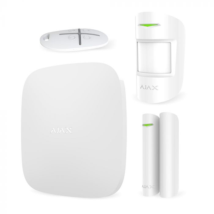 
					Комплект бездротової сигналізації Ajax StarterKit white ( Hub/MotionProtect/DoorProtect/SpaceControl )