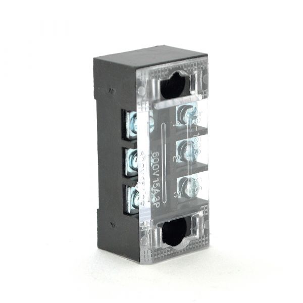 
					Клемна колодка 3-розрядна TB-1503 15A / 600V, перетин дроту 0,5-1,5мм2, 100 шт в упаковці, ціна за штуку