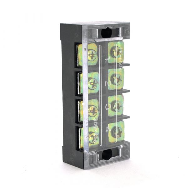 
					Клемна колодка 4-розрядна TB-4504 45A / 600V, перетин дроту 0,5-4,0мм2, 50 шт в упаковці, ціна за штуку