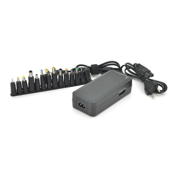 
					Універсальний БП 120W, корпус - пласт, ручне регулювання, 8 роз'ємів, 1-USB вихід 5V 2.4A, BOX