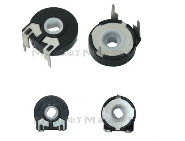 
					Багатооборотний прецизійний  потенціометр PT15 B470K горизонтальний