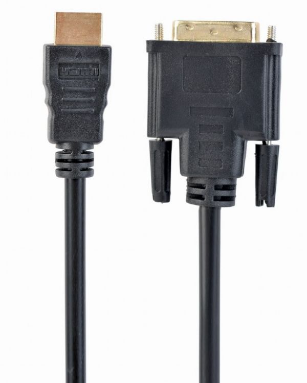 Кабель Cablexpert HDMI - DVI (M/M), 0.5 м, Black (CC-HDMI-DVI-0.5M)